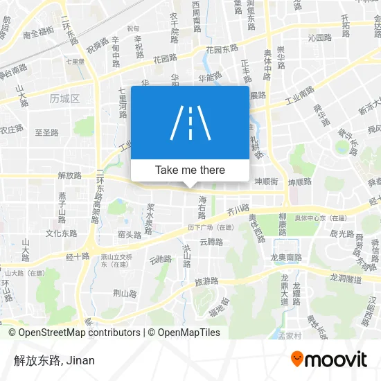 解放东路 map