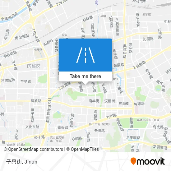 子昂街 map