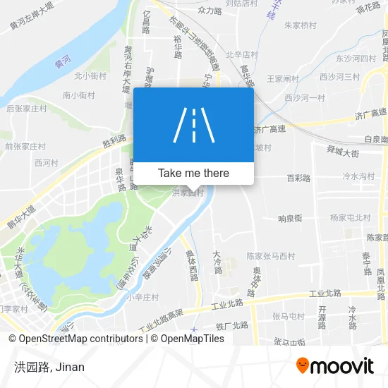 洪园路 map