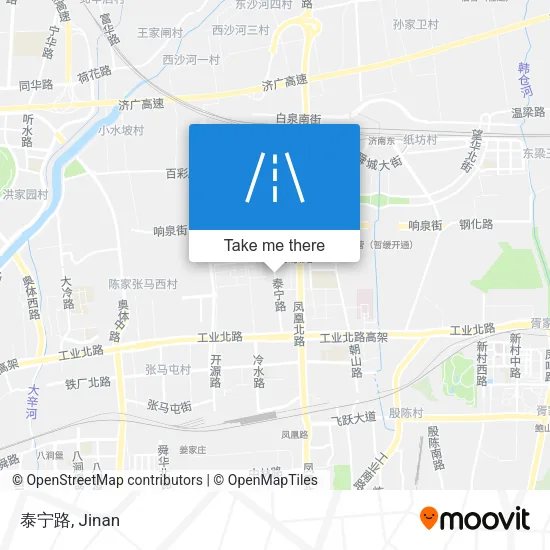 泰宁路 map