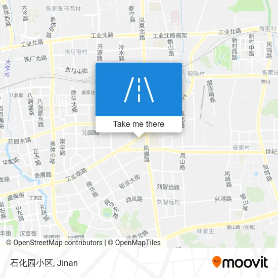 石化园小区 map