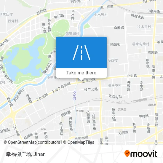 幸福柳广场 map
