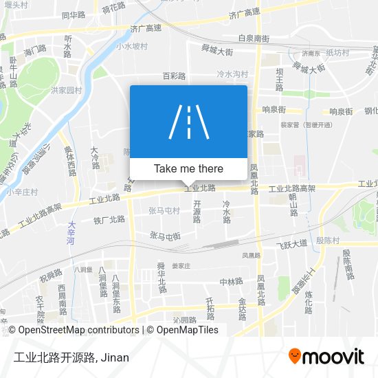 工业北路开源路 map