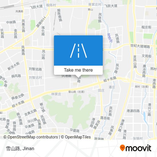 雪山路 map