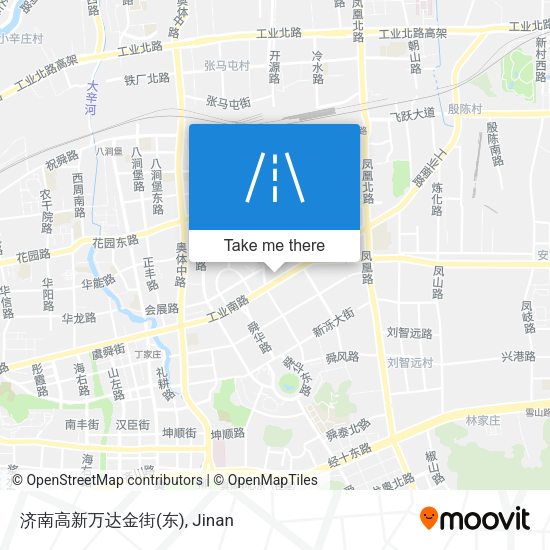 济南高新万达金街(东) map