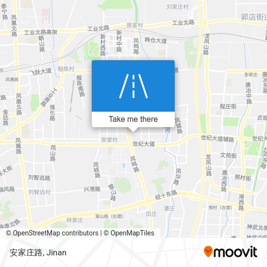 安家庄路 map