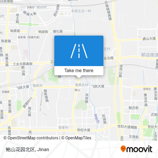鲍山花园北区 map