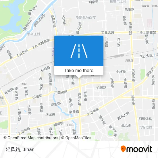 轻风路 map