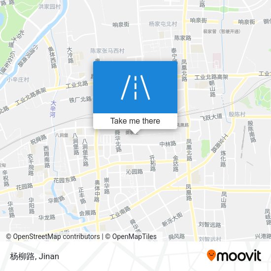 杨柳路 map