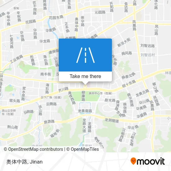 奥体中路 map