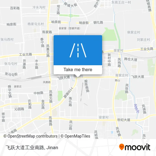飞跃大道工业南路 map