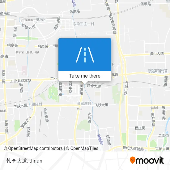 韩仓大道 map