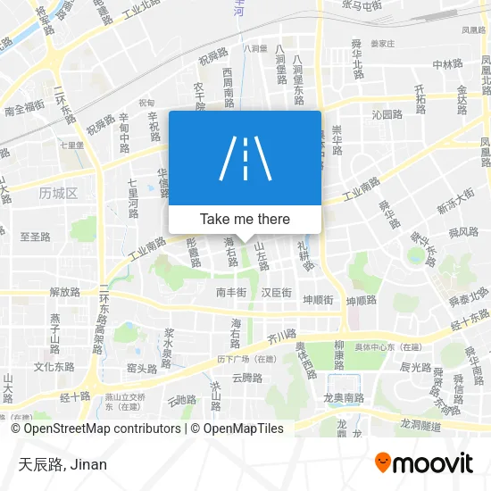 天辰路 map