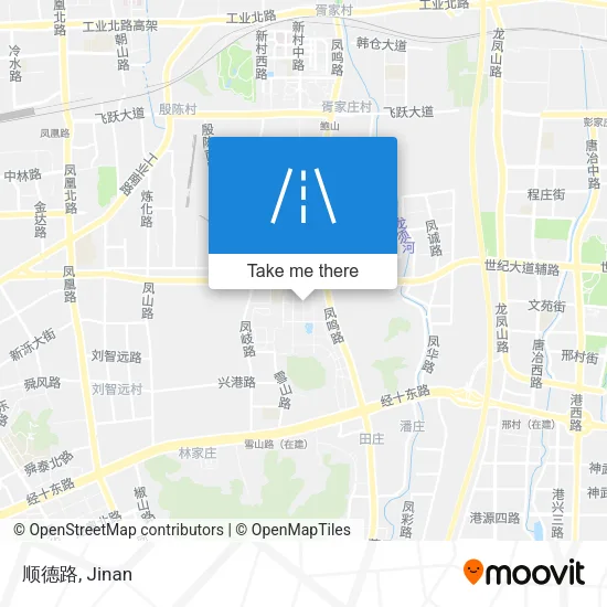 顺德路 map