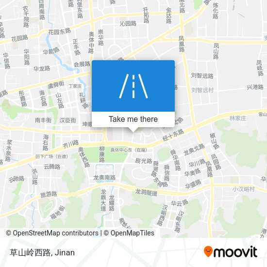 草山岭西路 map