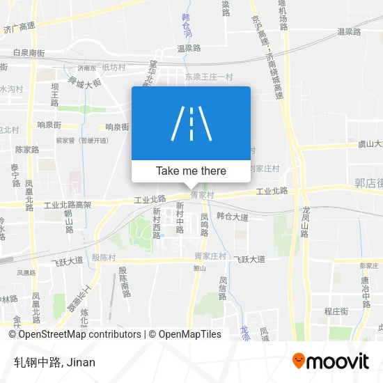 轧钢中路 map