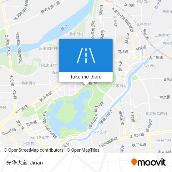 光华大道 map