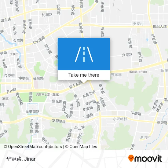 华冠路 map