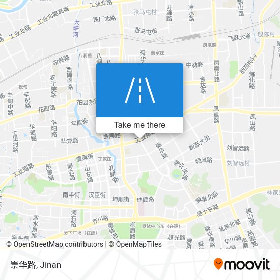崇华路 map