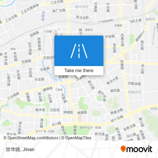 崇华路 map