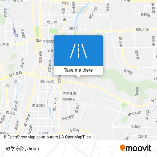 教学东路 map