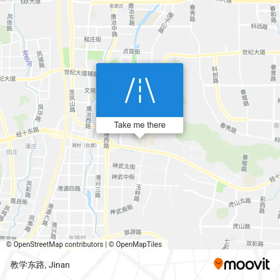 教学东路 map