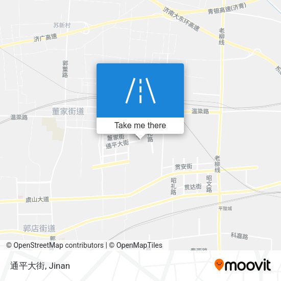 通平大街 map