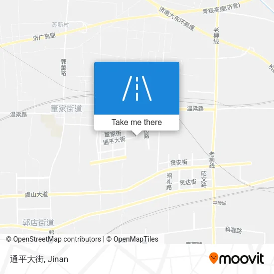 通平大街 map