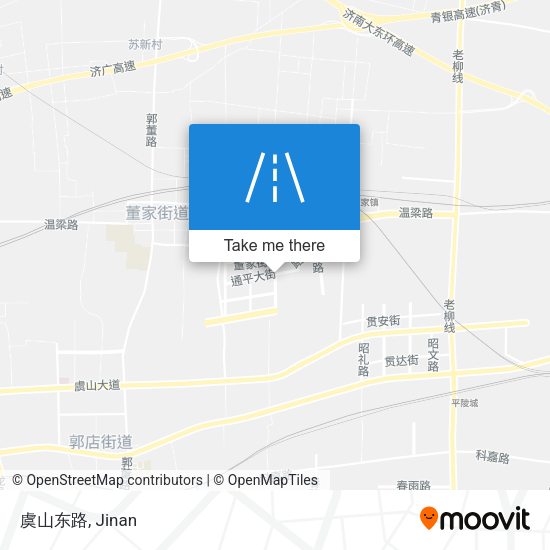 虞山东路 map