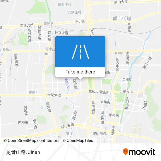 龙骨山路 map