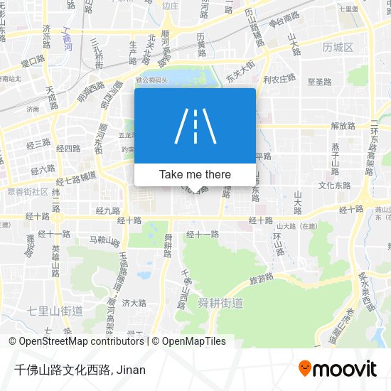 千佛山路文化西路 map