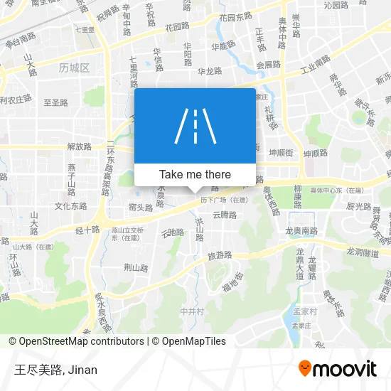 王尽美路 map