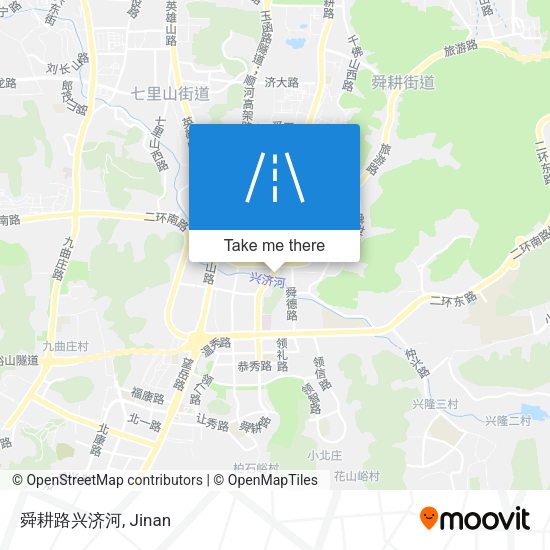 舜耕路兴济河 map