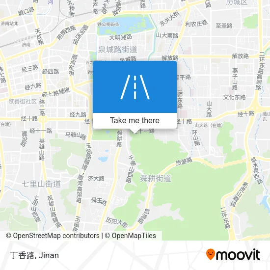 丁香路 map