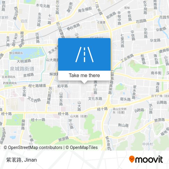 紫茗路 map