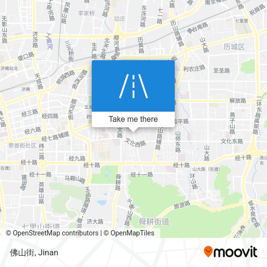 佛山街 map