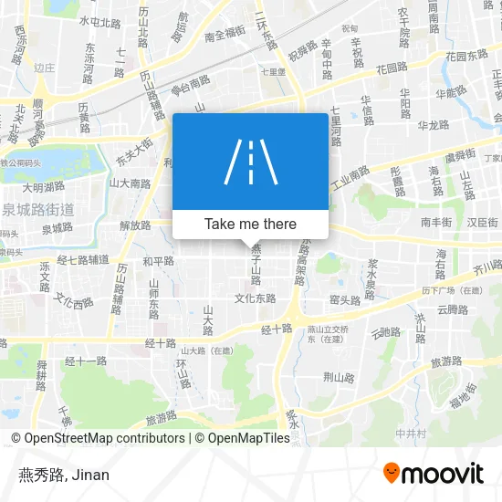 燕秀路 map