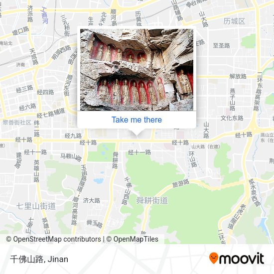 千佛山路 map