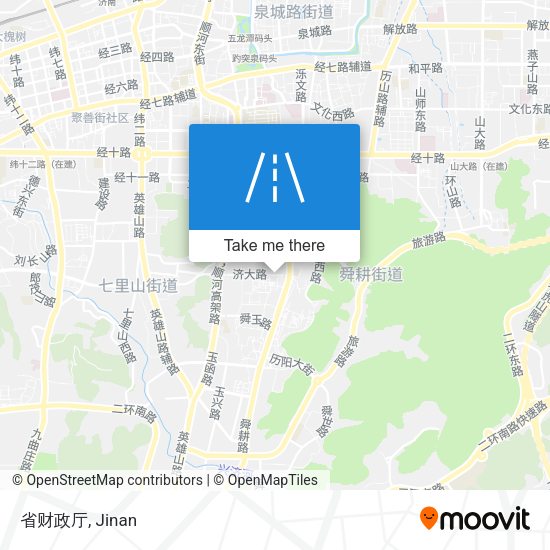 省财政厅 map