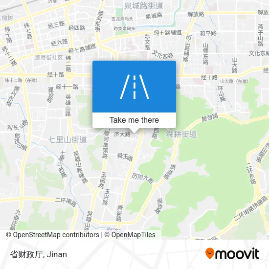 省财政厅 map