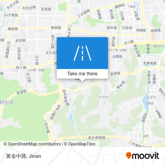 黄金中路 map
