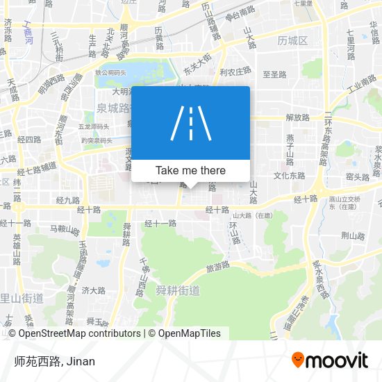 师苑西路 map