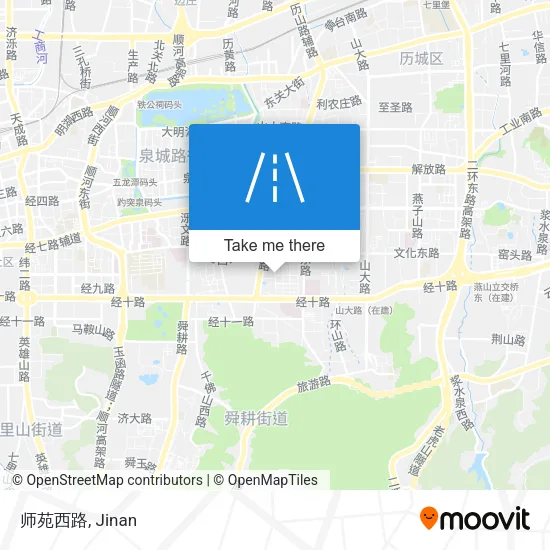 师苑西路 map