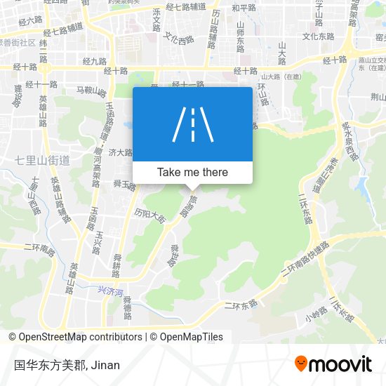 国华东方美郡 map