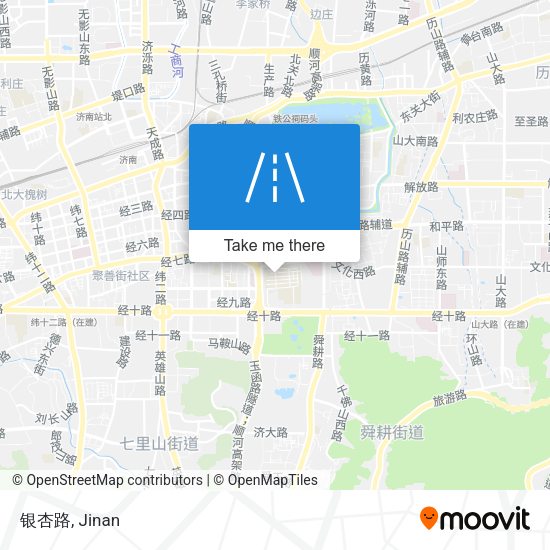 银杏路 map