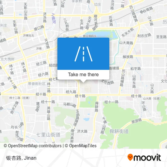 银杏路 map