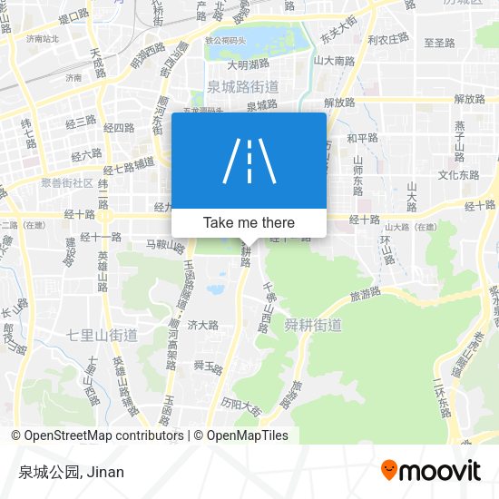 泉城公园 map