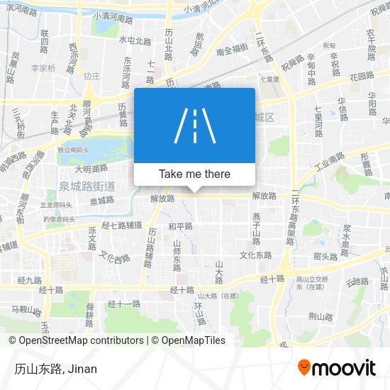 历山东路 map