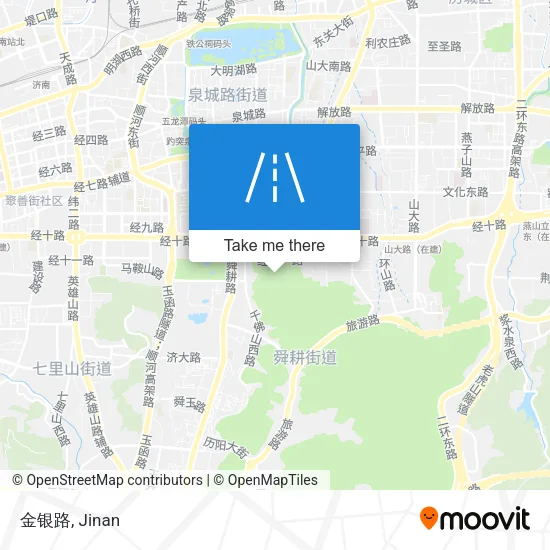 金银路 map