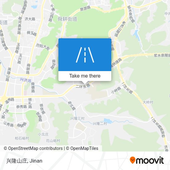 兴隆山庄 map